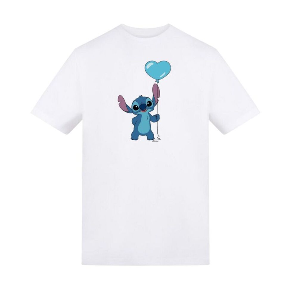 Lilo & Stitch Childrens/Kids Balloon T-Shirt / White